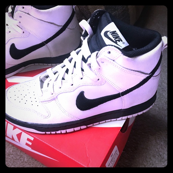 Nike Other - Nike Dunk High Top (GS) Boys Size 6.5 woman size 8